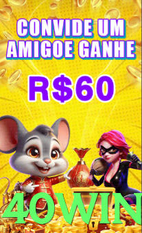 Imagem promocional da 40win mostrando a plataforma e suas vantagens - apk